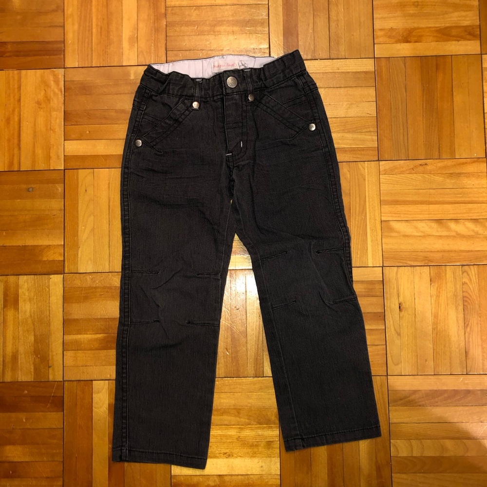 Casual Black striped Pants